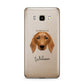 Golden Dox Personalised Samsung Galaxy J7 2016 Case on gold phone