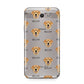 Golden Labrador Icon with Name Samsung Galaxy J7 2017 Case