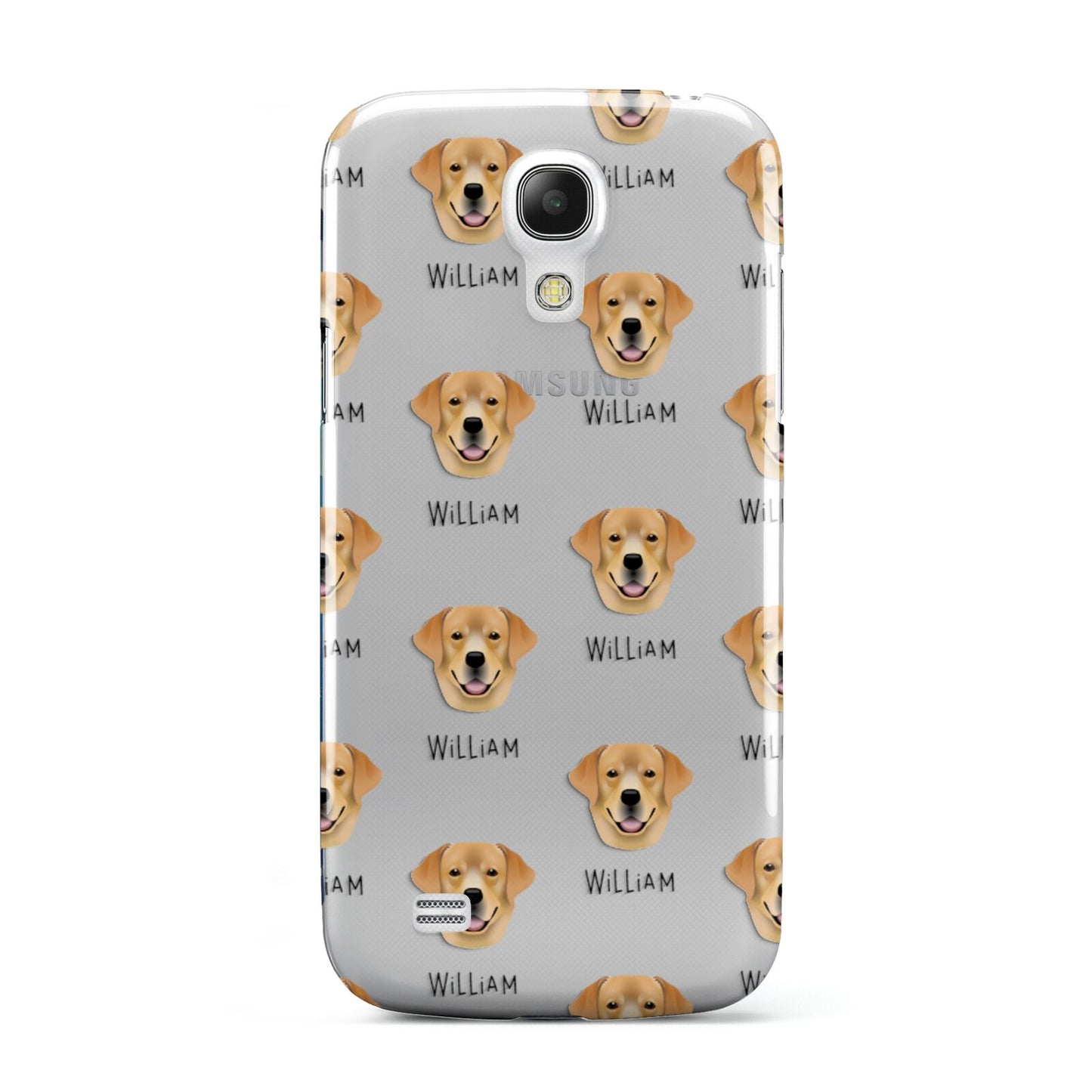 Golden Labrador Icon with Name Samsung Galaxy S4 Mini Case