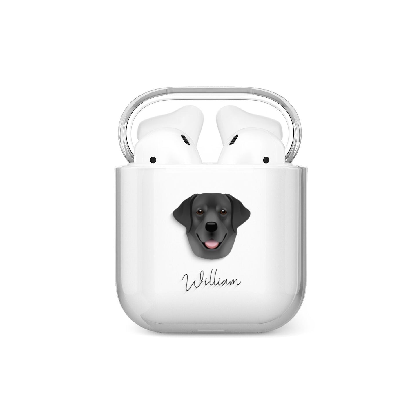Golden Labrador Personalised AirPods Case