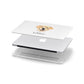 Golden Labrador Personalised Apple MacBook Case in Detail
