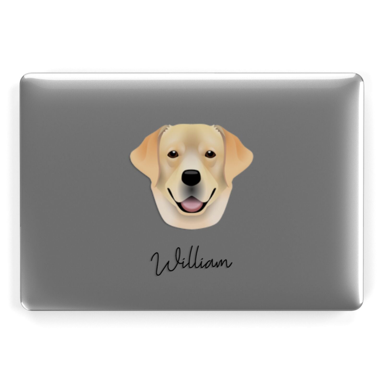 Golden Labrador Personalised Apple MacBook Case