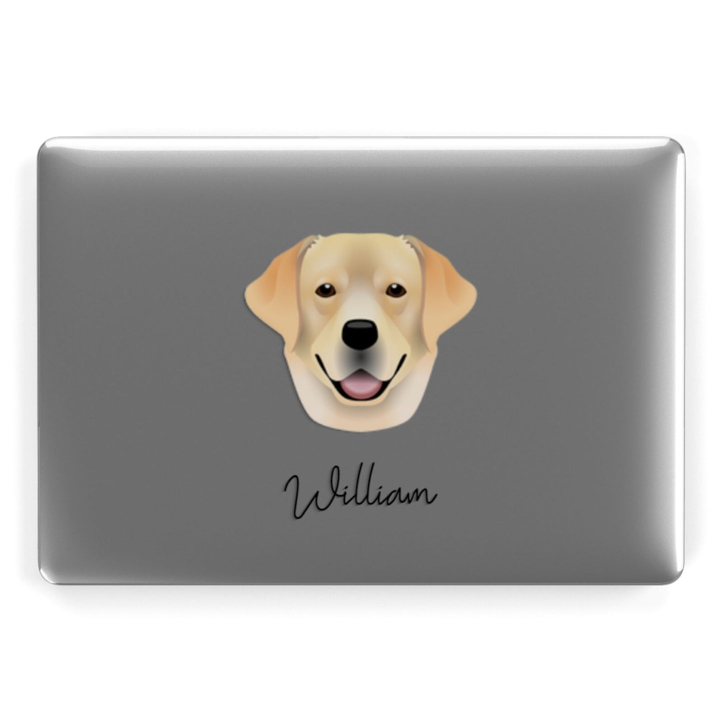 Golden Labrador Personalised Apple MacBook Case