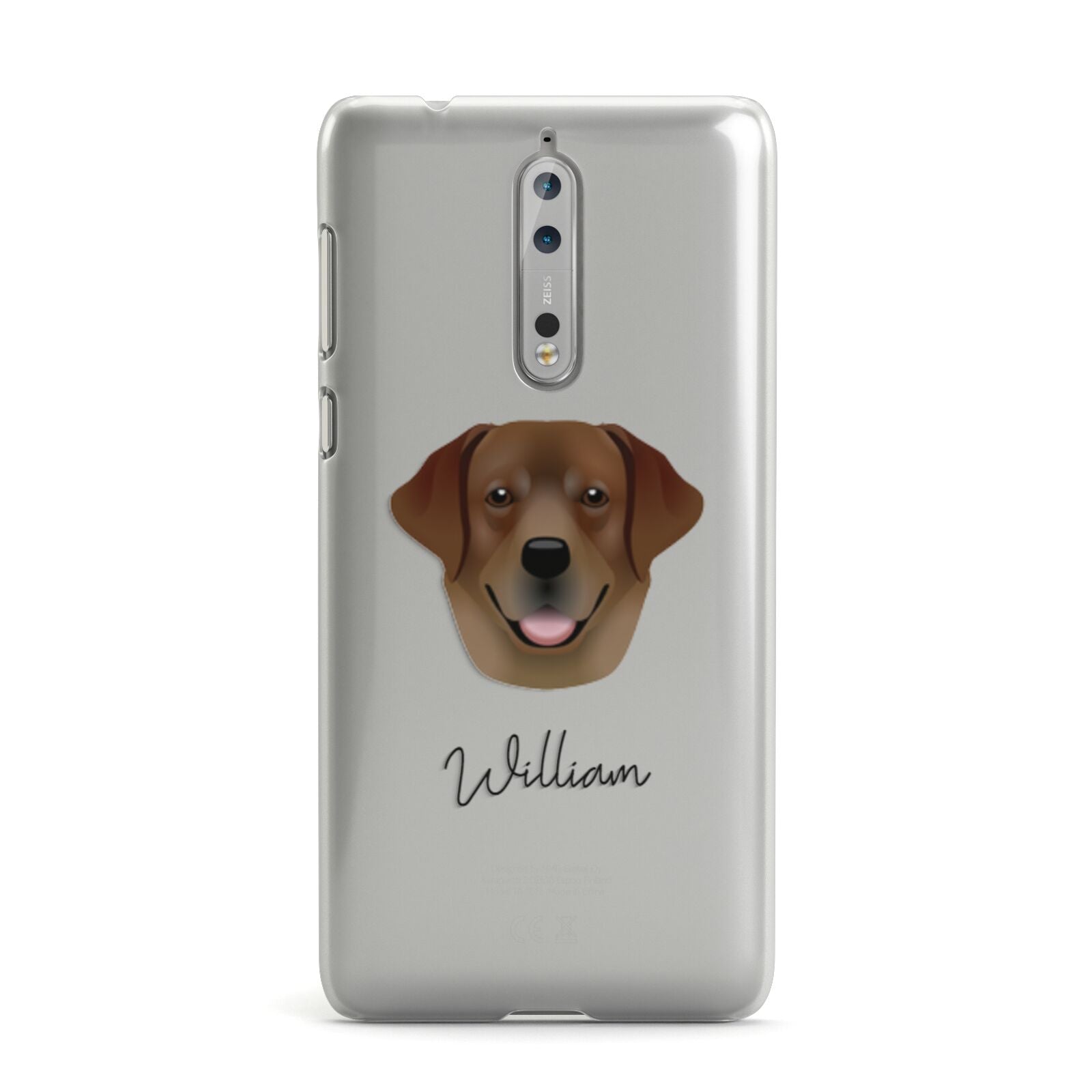 Golden Labrador Personalised Nokia Case