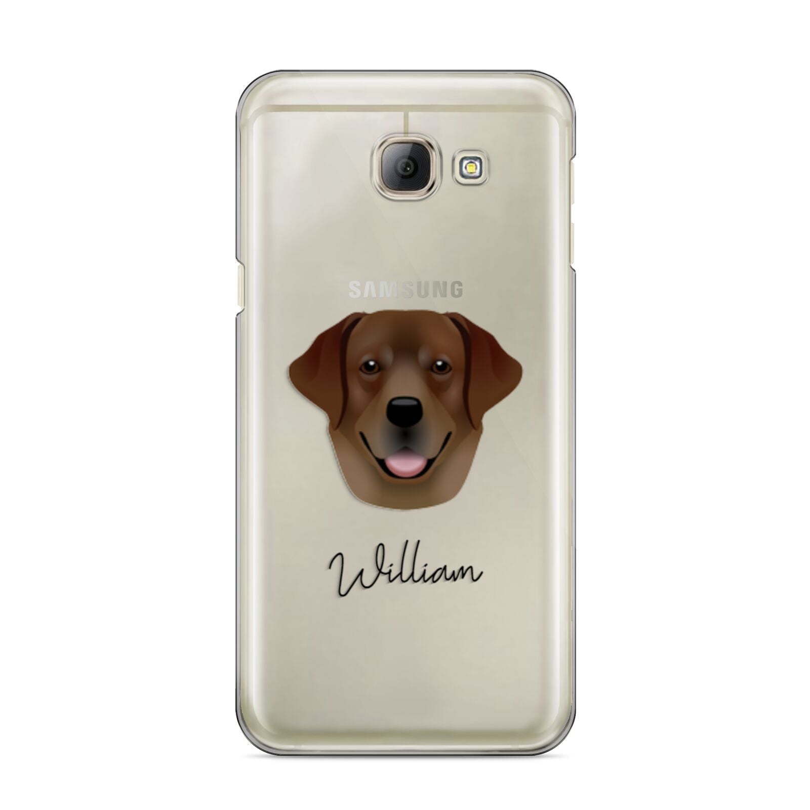 Golden Labrador Personalised Samsung Galaxy A8 2016 Case