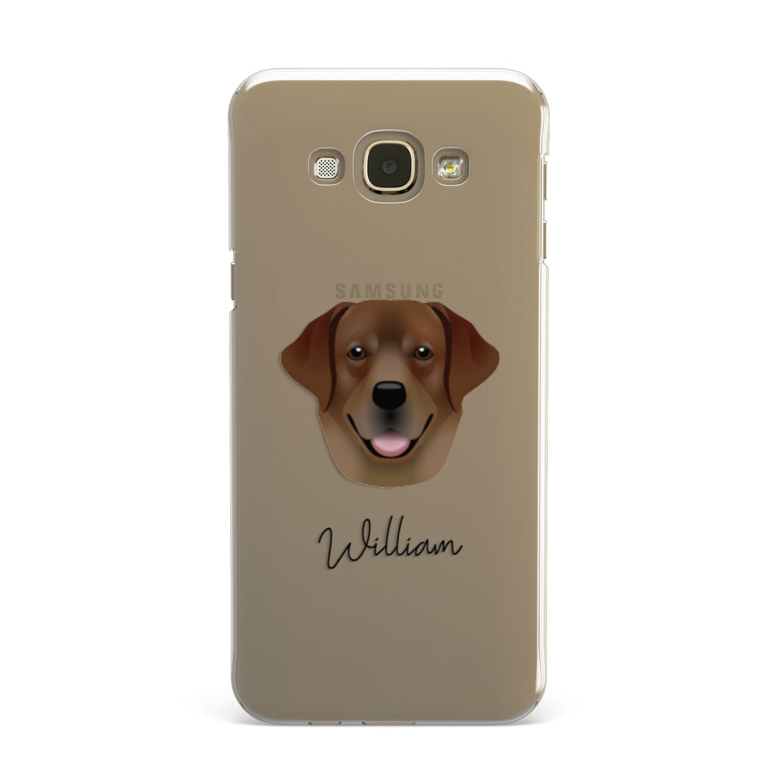 Golden Labrador Personalised Samsung Galaxy A8 Case