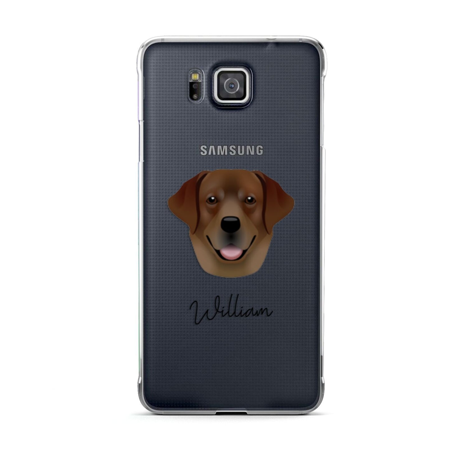 Golden Labrador Personalised Samsung Galaxy Alpha Case