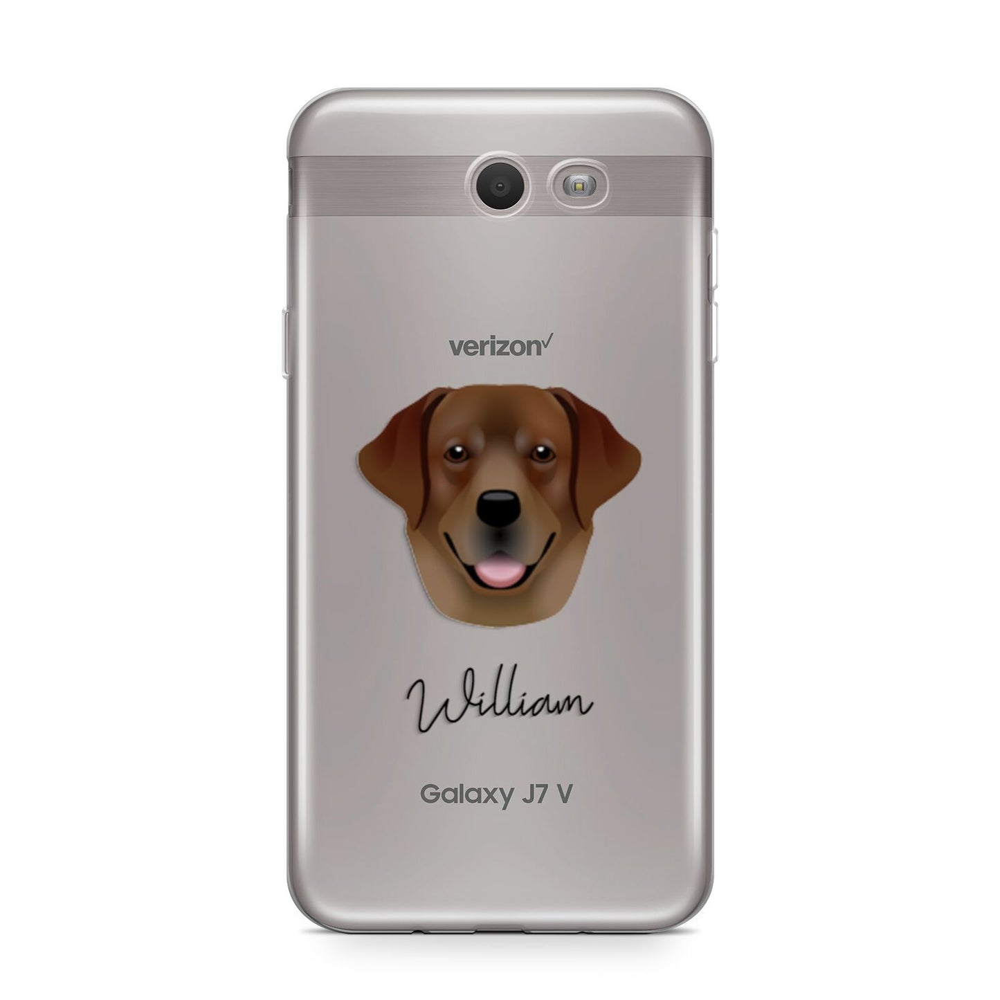 Golden Labrador Personalised Samsung Galaxy J7 2017 Case