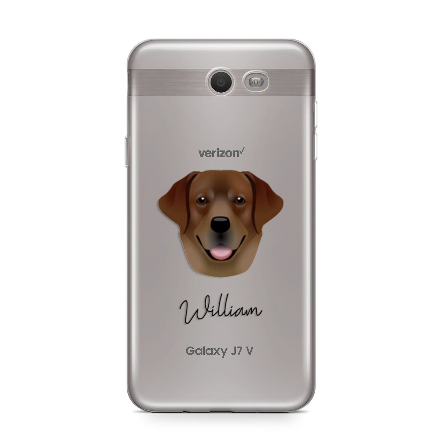 Golden Labrador Personalised Samsung Galaxy J7 2017 Case