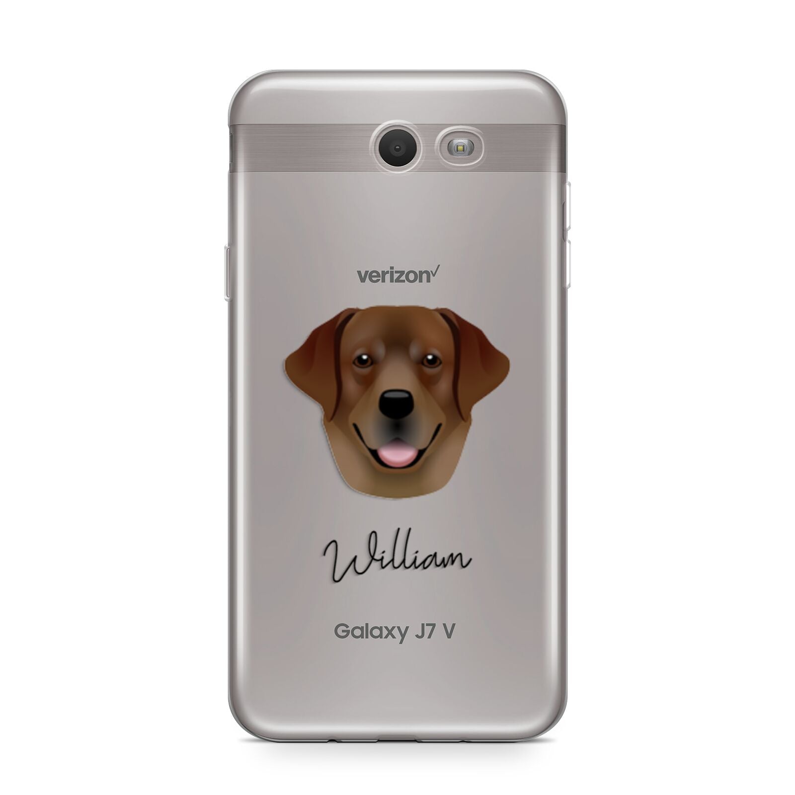 Golden Labrador Personalised Samsung Galaxy J7 2017 Case