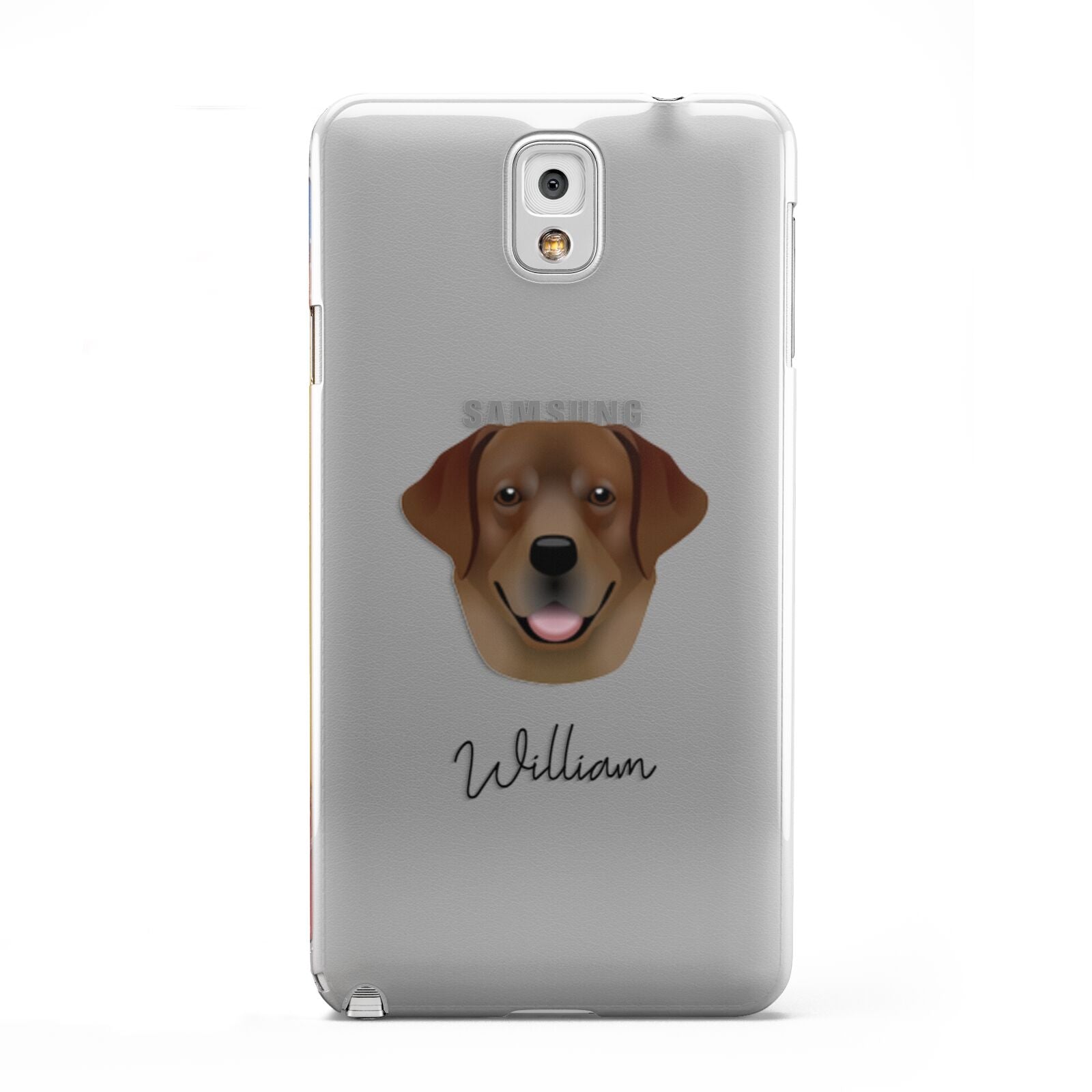 Golden Labrador Personalised Samsung Galaxy Note 3 Case