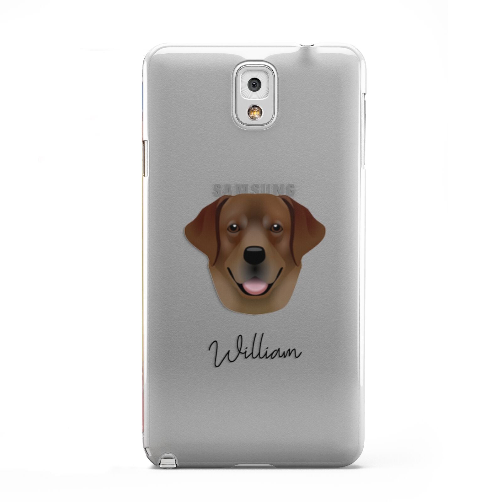 Golden Labrador Personalised Samsung Galaxy Note 3 Case