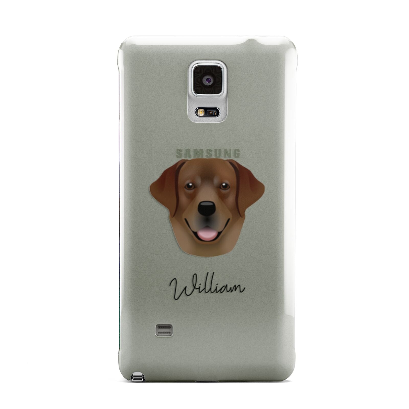 Golden Labrador Personalised Samsung Galaxy Note 4 Case