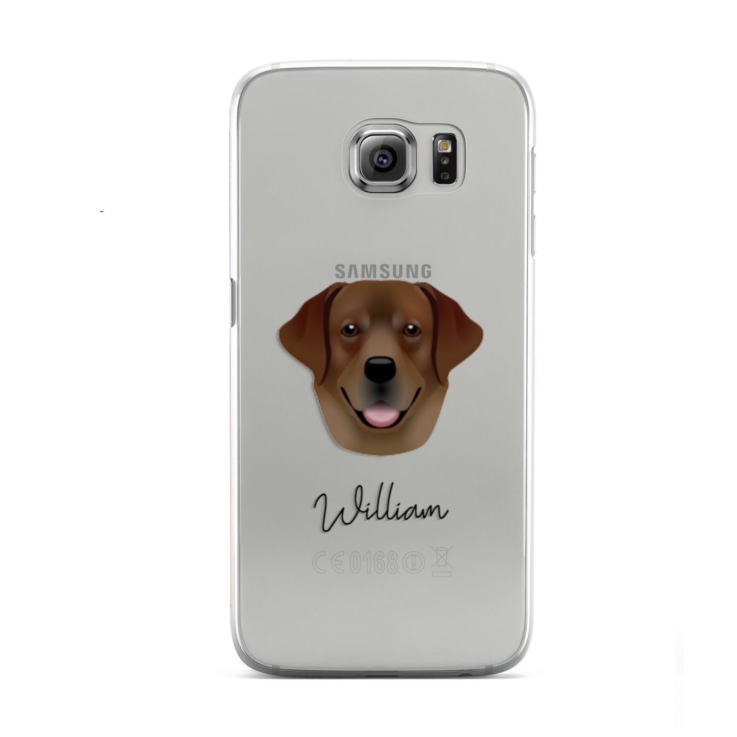 Golden Labrador Personalised Samsung Galaxy S6 Case