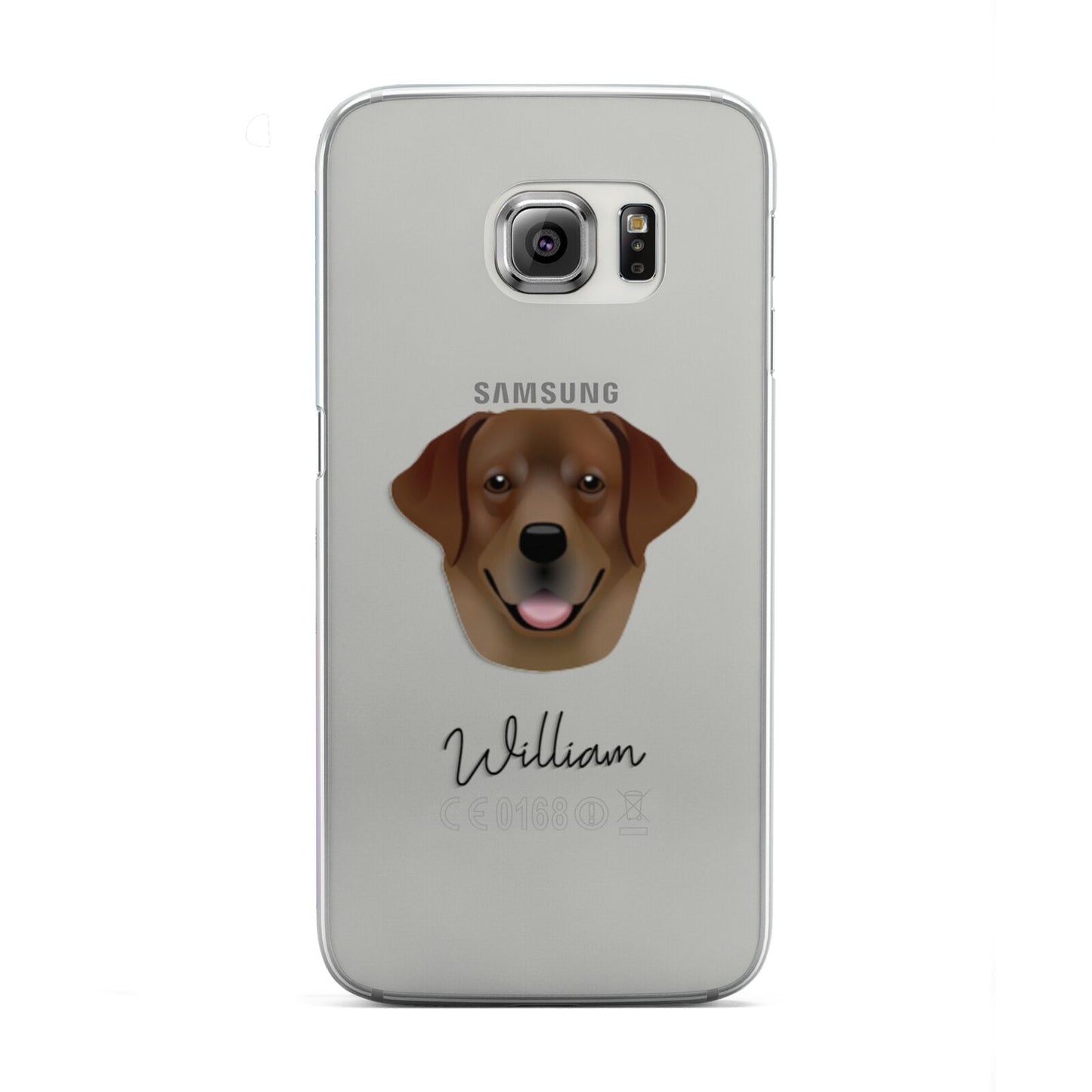 Golden Labrador Personalised Samsung Galaxy S6 Edge Case