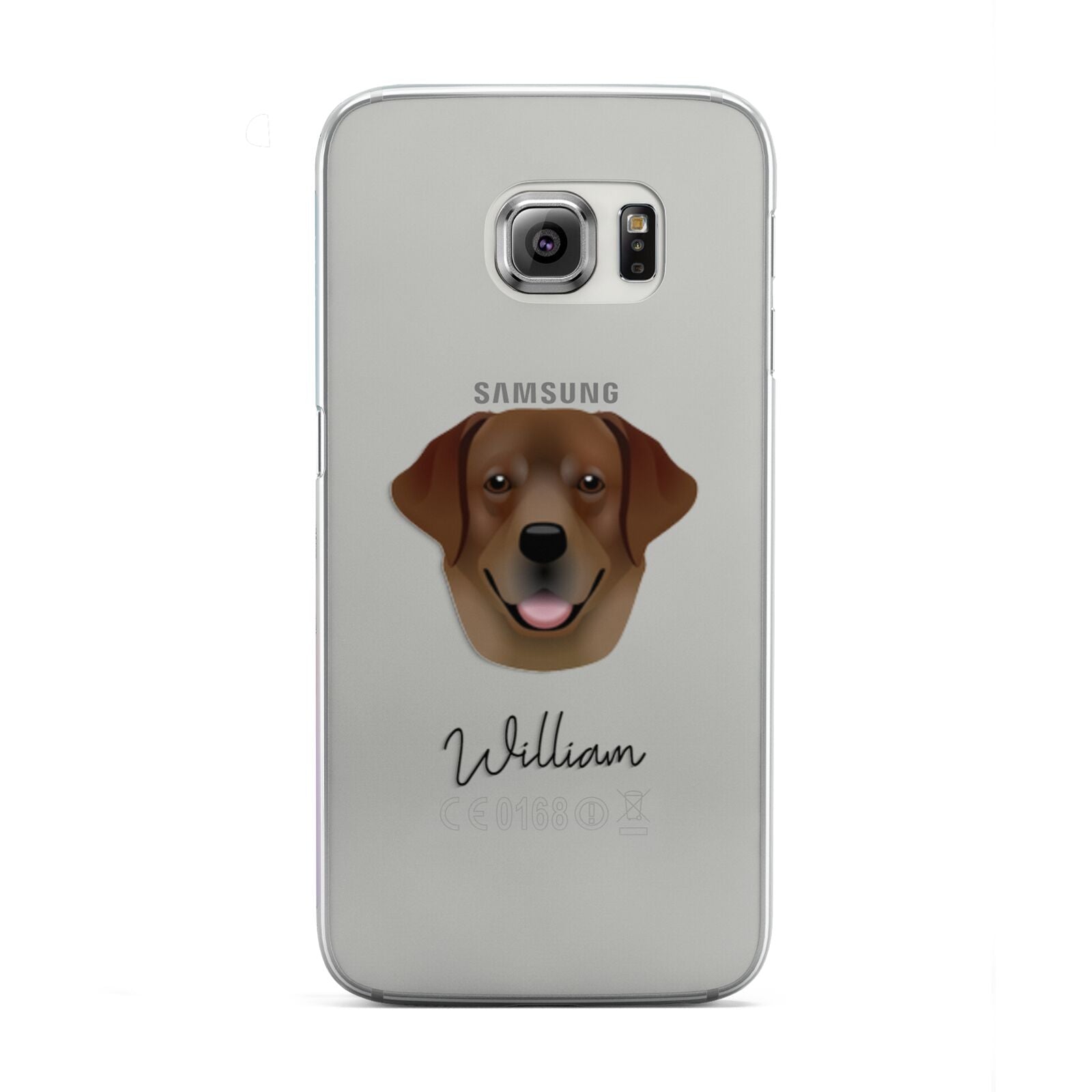 Golden Labrador Personalised Samsung Galaxy S6 Edge Case