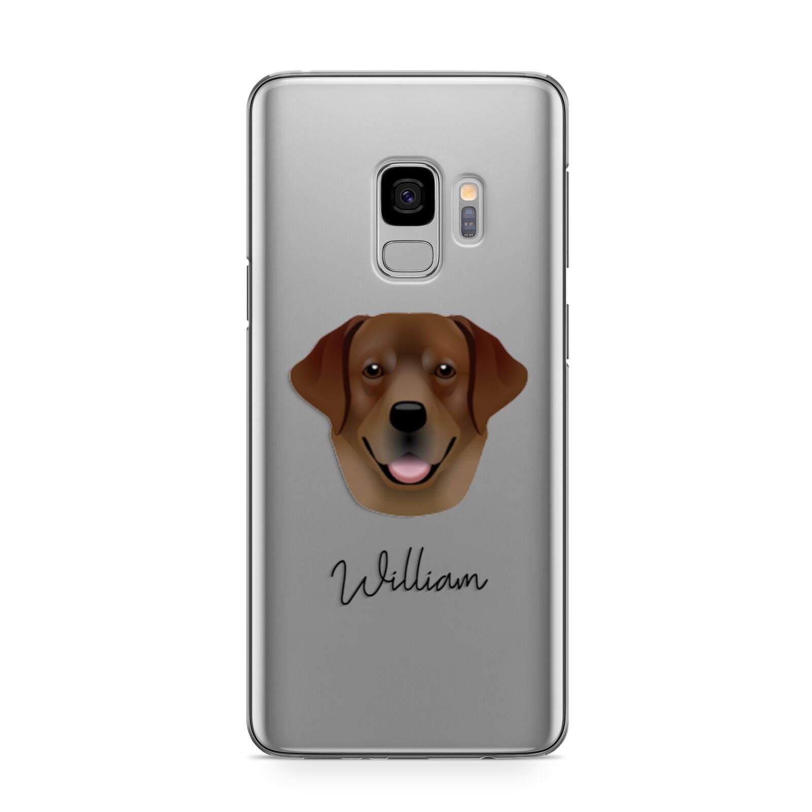 Golden Labrador Personalised Samsung Galaxy S9 Case