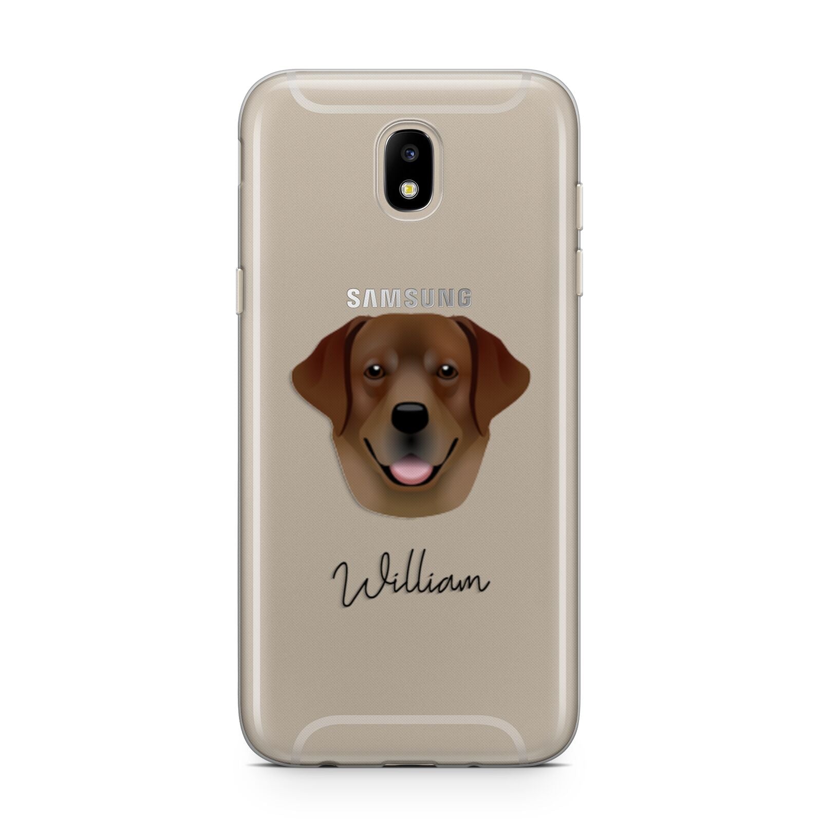 Golden Labrador Personalised Samsung J5 2017 Case