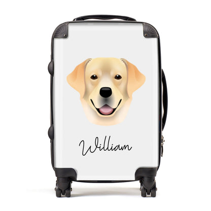 Golden Labrador Personalised Suitcase