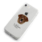 Golden Labrador Personalised iPhone 8 Bumper Case on Silver iPhone Alternative Image