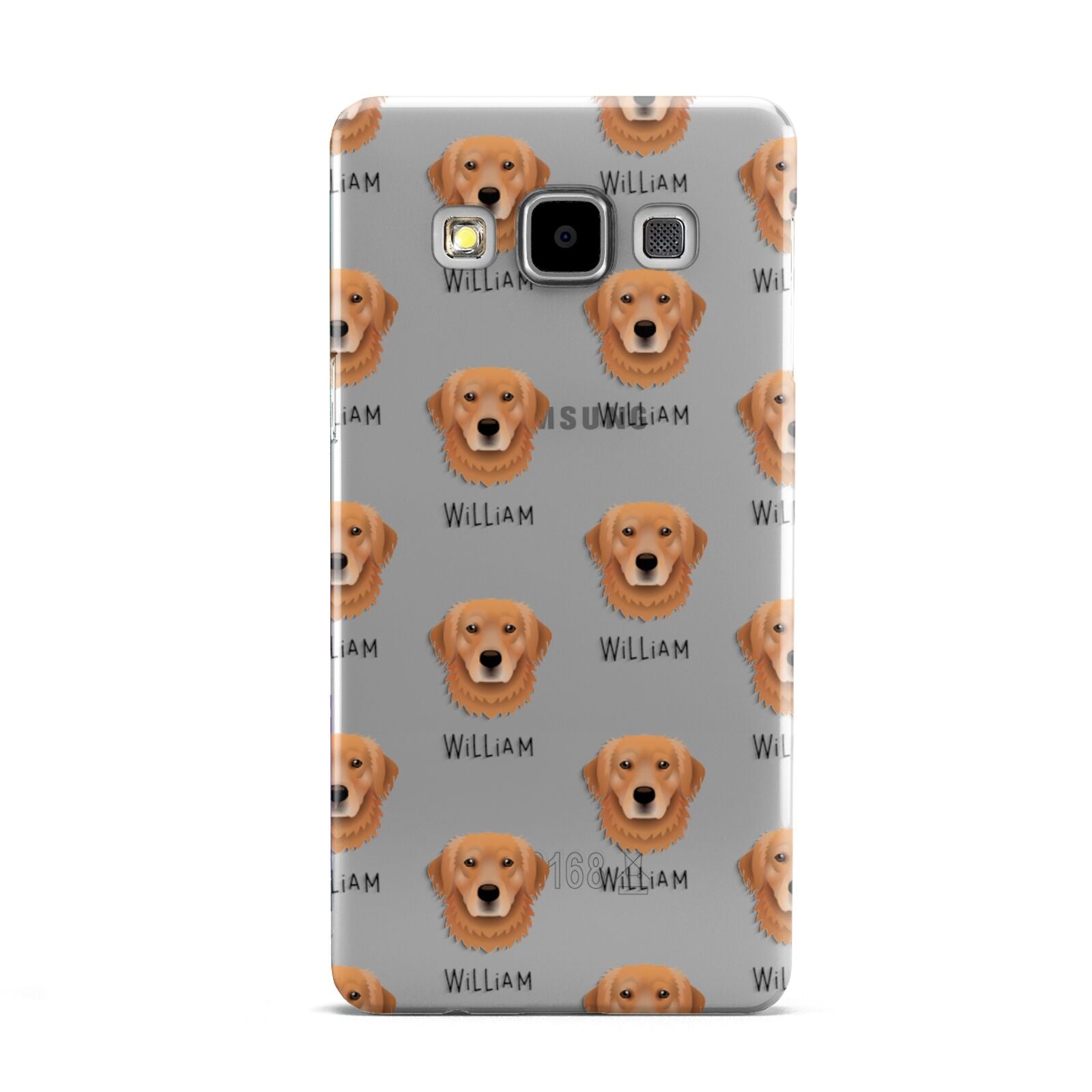 Golden Retriever Icon with Name Samsung Galaxy A5 Case