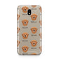 Golden Retriever Icon with Name Samsung J5 2017 Case