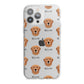 Golden Retriever Icon with Name iPhone 13 Pro Max TPU Impact Case with White Edges