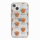 Golden Retriever Icon with Name iPhone 13 TPU Impact Case with White Edges