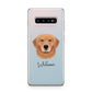 Golden Retriever Personalised Samsung Galaxy S10 Plus Case