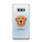 Golden Retriever Personalised Samsung Galaxy S10E Case