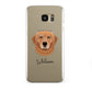 Golden Retriever Personalised Samsung Galaxy S7 Edge Case