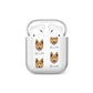 Golden Shepherd Icon with Name AirPods Case