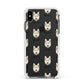 Golden Shepherd Icon with Name Apple iPhone Xs Max Impact Case White Edge on Black Phone