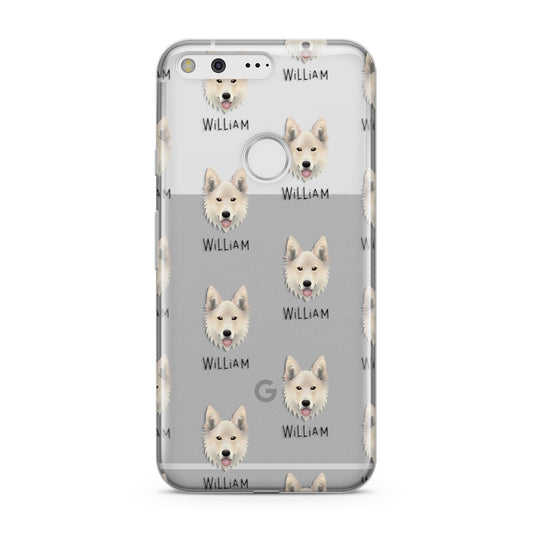 Golden Shepherd Icon with Name Google Pixel Case