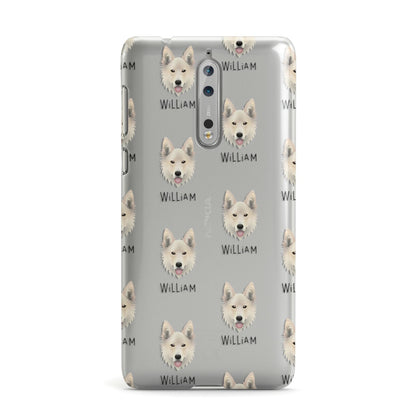 Golden Shepherd Icon with Name Nokia Case