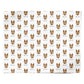 Golden Shepherd Icon with Name Personalised Wrapping Paper Alternative