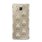 Golden Shepherd Icon with Name Samsung Galaxy A3 2016 Case on gold phone