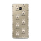Golden Shepherd Icon with Name Samsung Galaxy A7 2016 Case on gold phone
