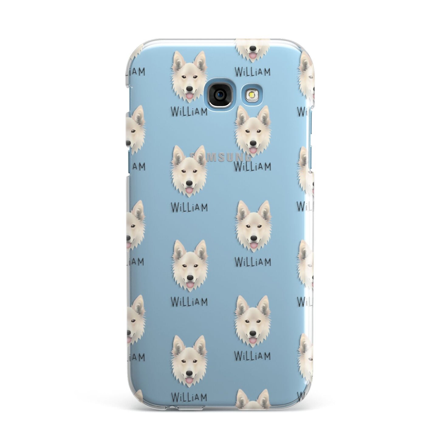 Golden Shepherd Icon with Name Samsung Galaxy A7 2017 Case