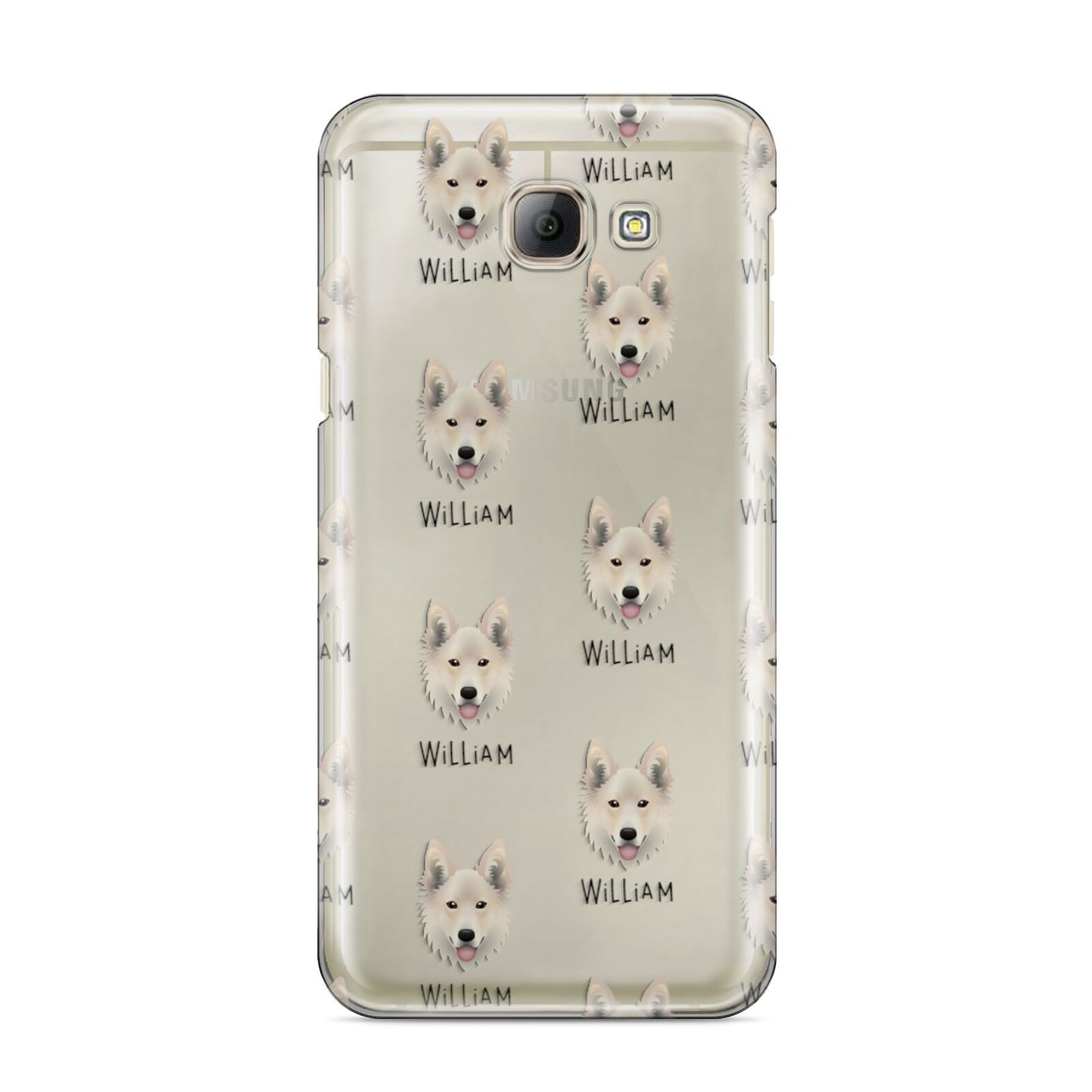 Golden Shepherd Icon with Name Samsung Galaxy A8 2016 Case