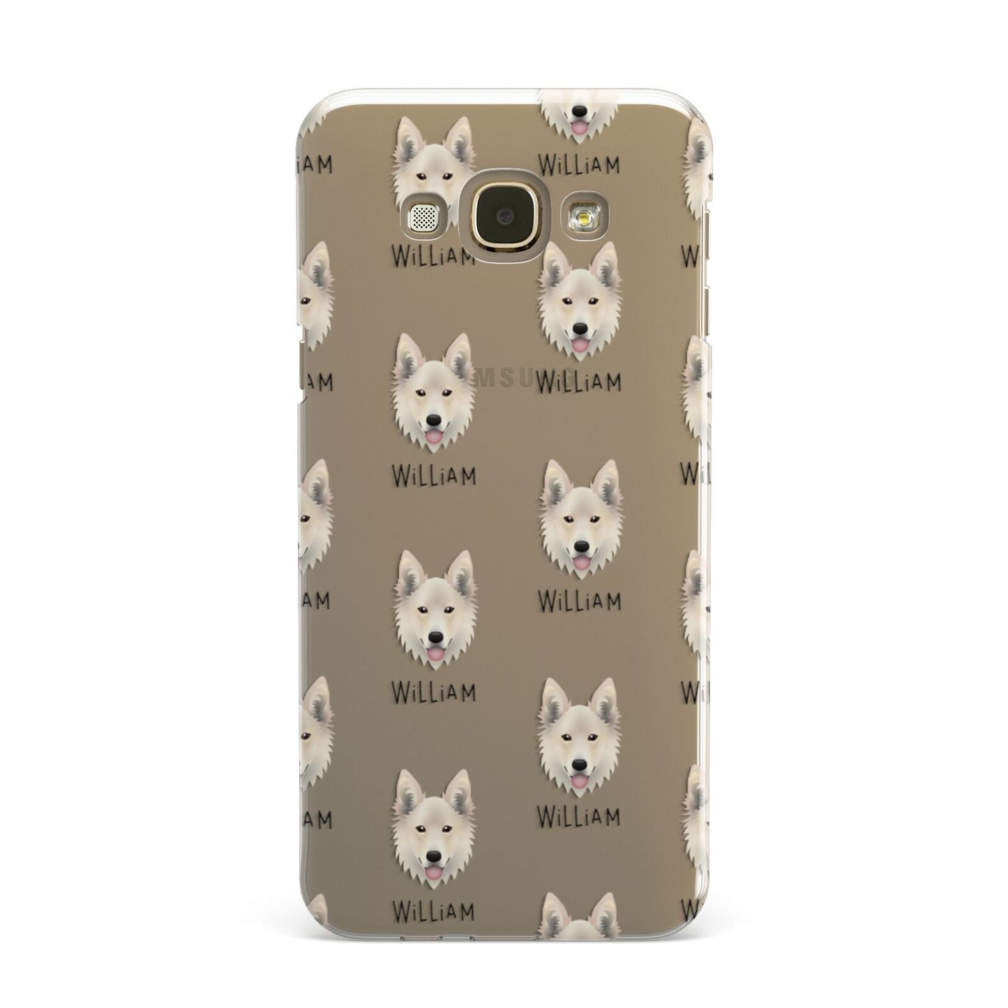 Golden Shepherd Icon with Name Samsung Galaxy A8 Case