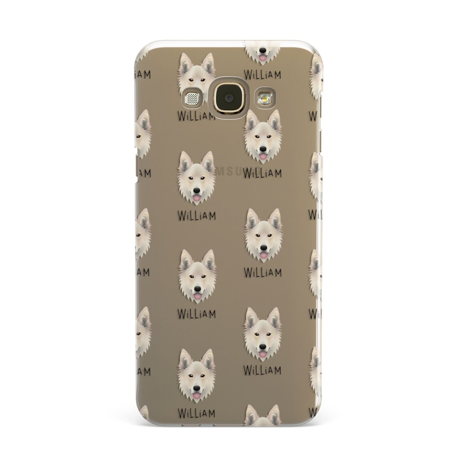Golden Shepherd Icon with Name Samsung Galaxy A8 Case