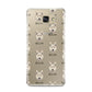 Golden Shepherd Icon with Name Samsung Galaxy A9 2016 Case on gold phone