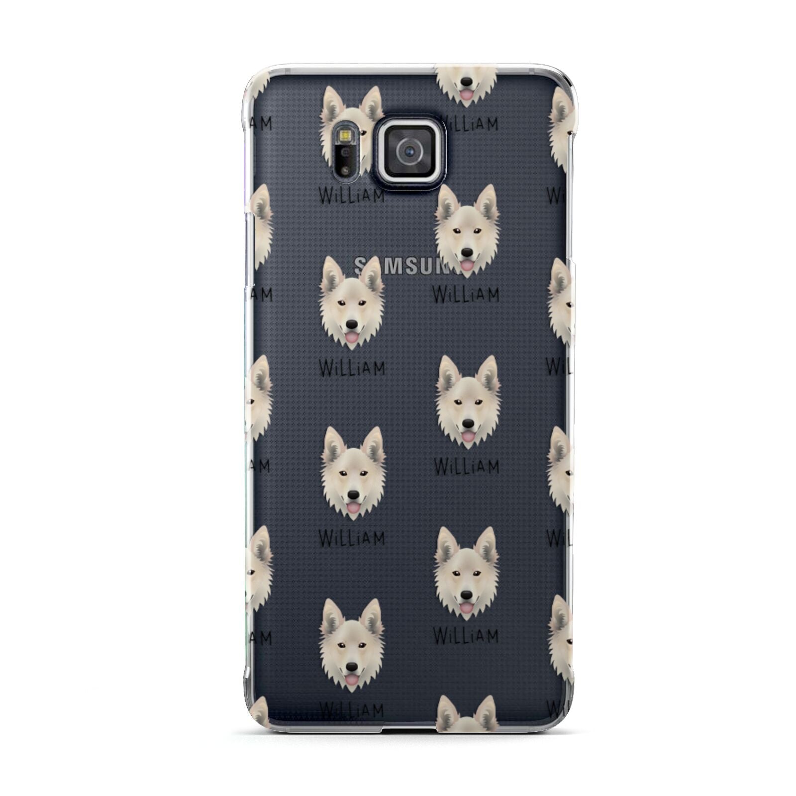 Golden Shepherd Icon with Name Samsung Galaxy Alpha Case