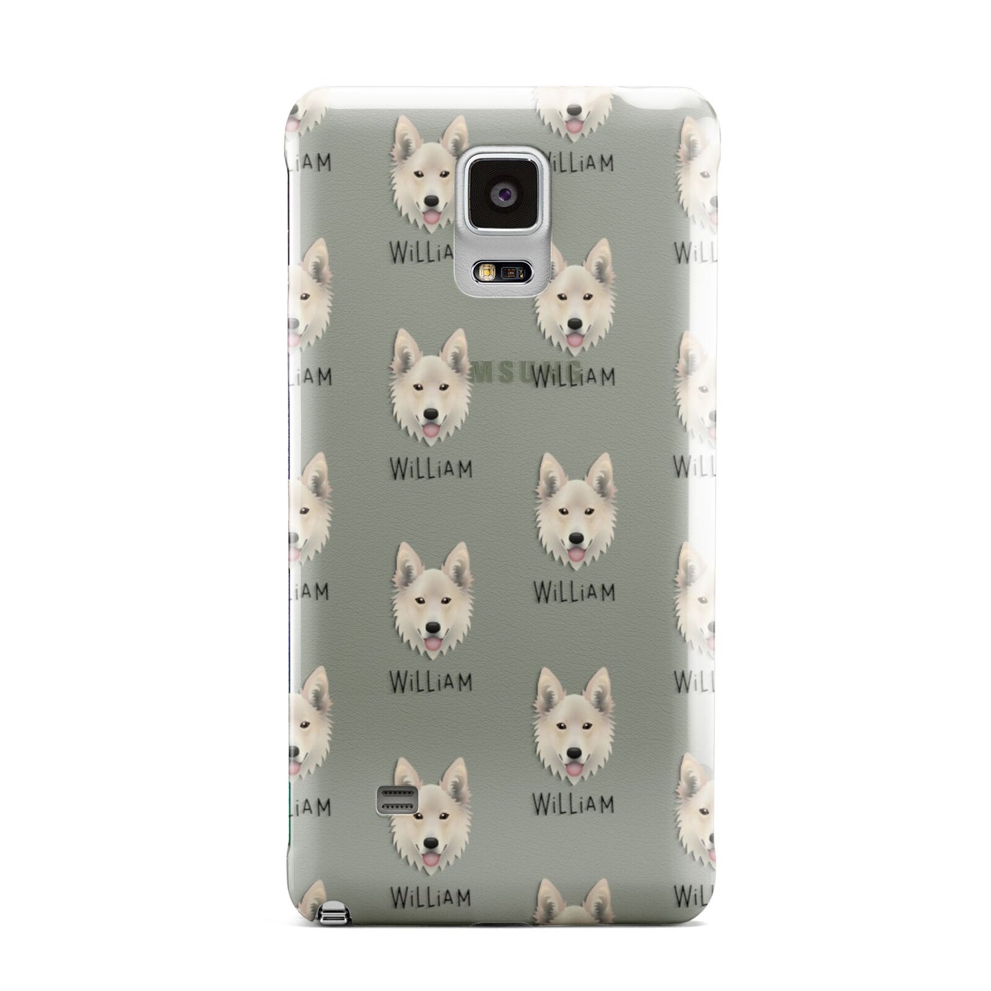 Golden Shepherd Icon with Name Samsung Galaxy Note 4 Case