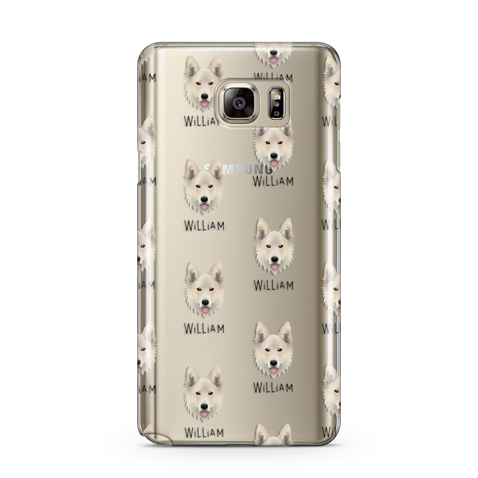 Golden Shepherd Icon with Name Samsung Galaxy Note 5 Case