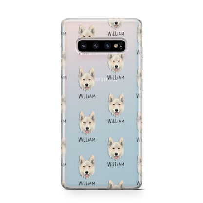 Golden Shepherd Icon with Name Samsung Galaxy S10 Case