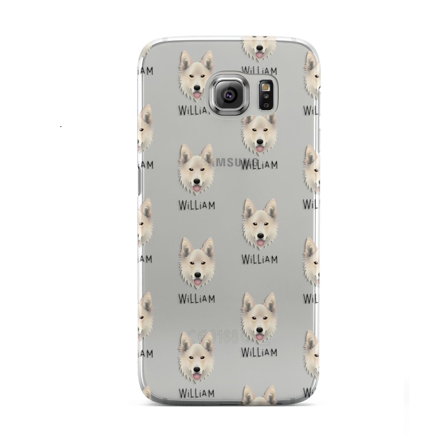 Golden Shepherd Icon with Name Samsung Galaxy S6 Case
