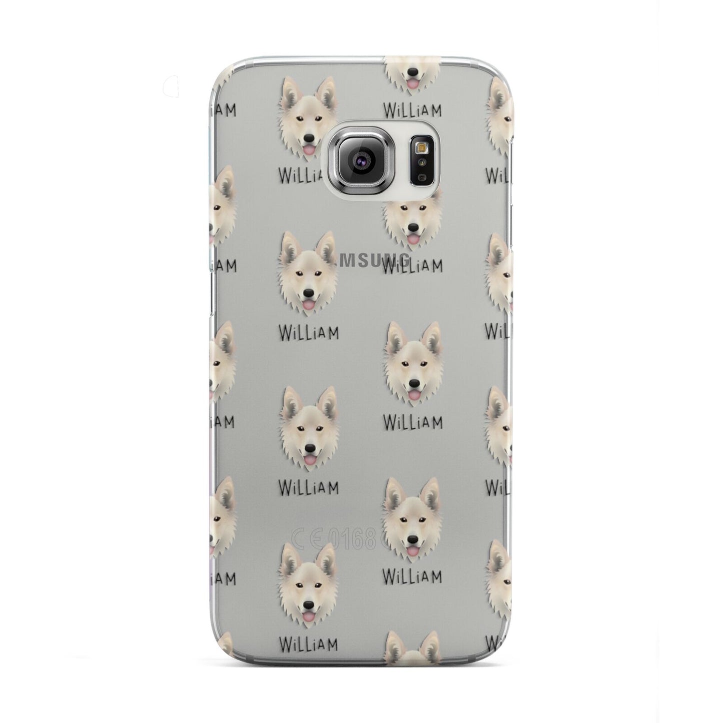 Golden Shepherd Icon with Name Samsung Galaxy S6 Edge Case