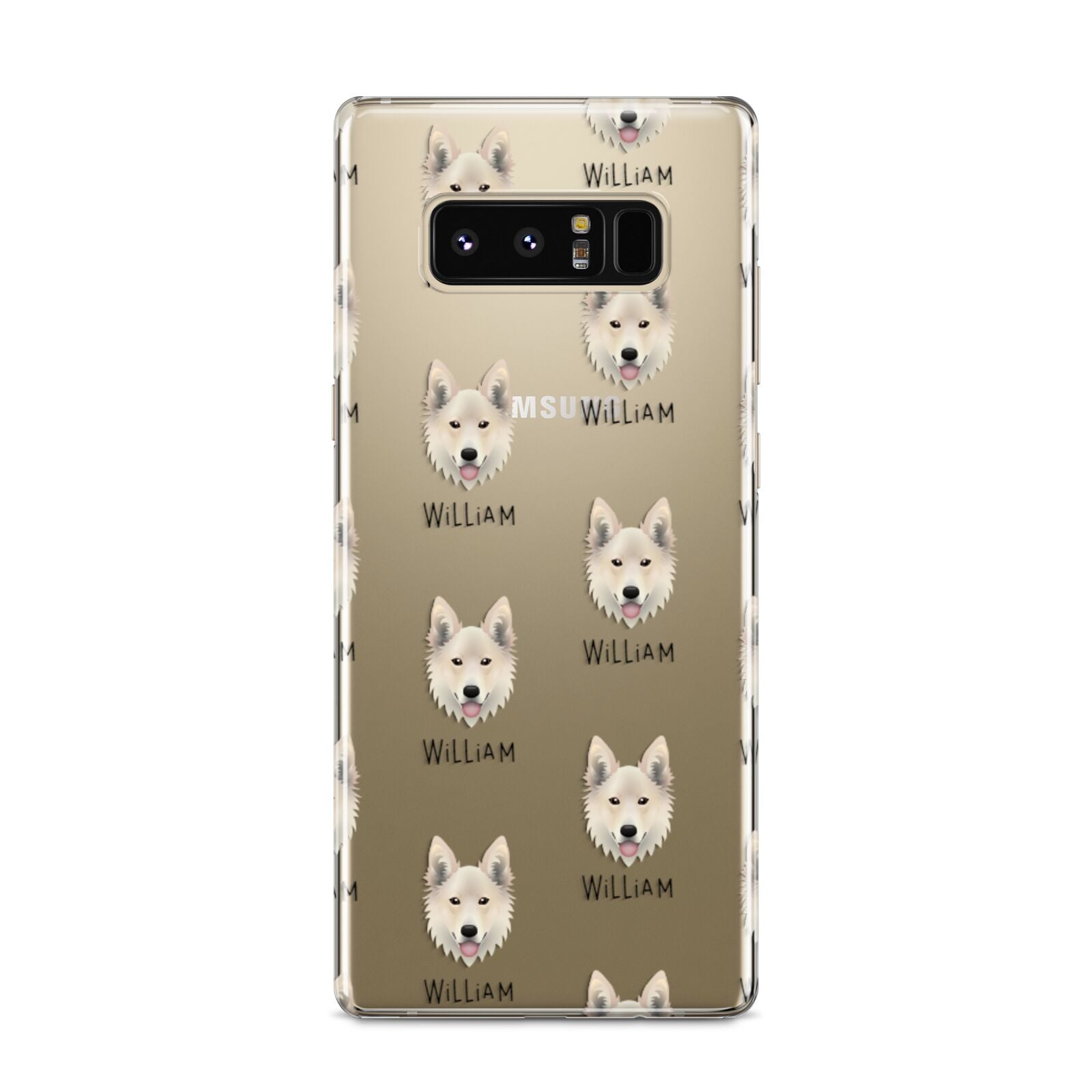 Golden Shepherd Icon with Name Samsung Galaxy S8 Case